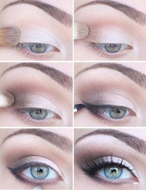 Уроки макияжа для голубых глаз