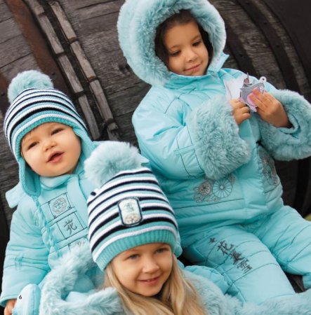 Верхняя зимняя одежда для детей