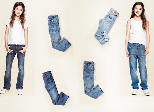 Как выбрать джинсы для девочки?